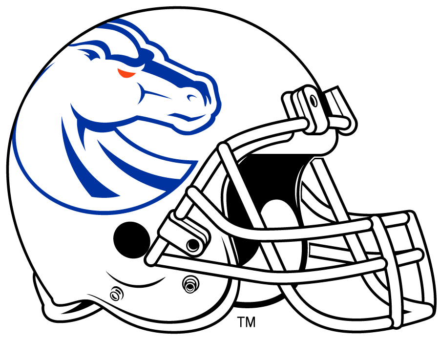 Boise State Broncos 2012-Pres Helmet Logo v2 diy DTF decal sticker